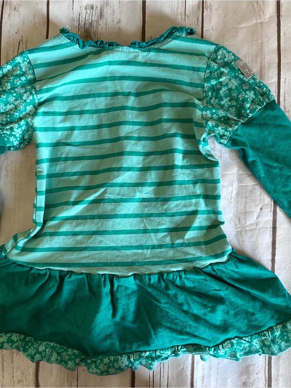 Naartjie green striped dress